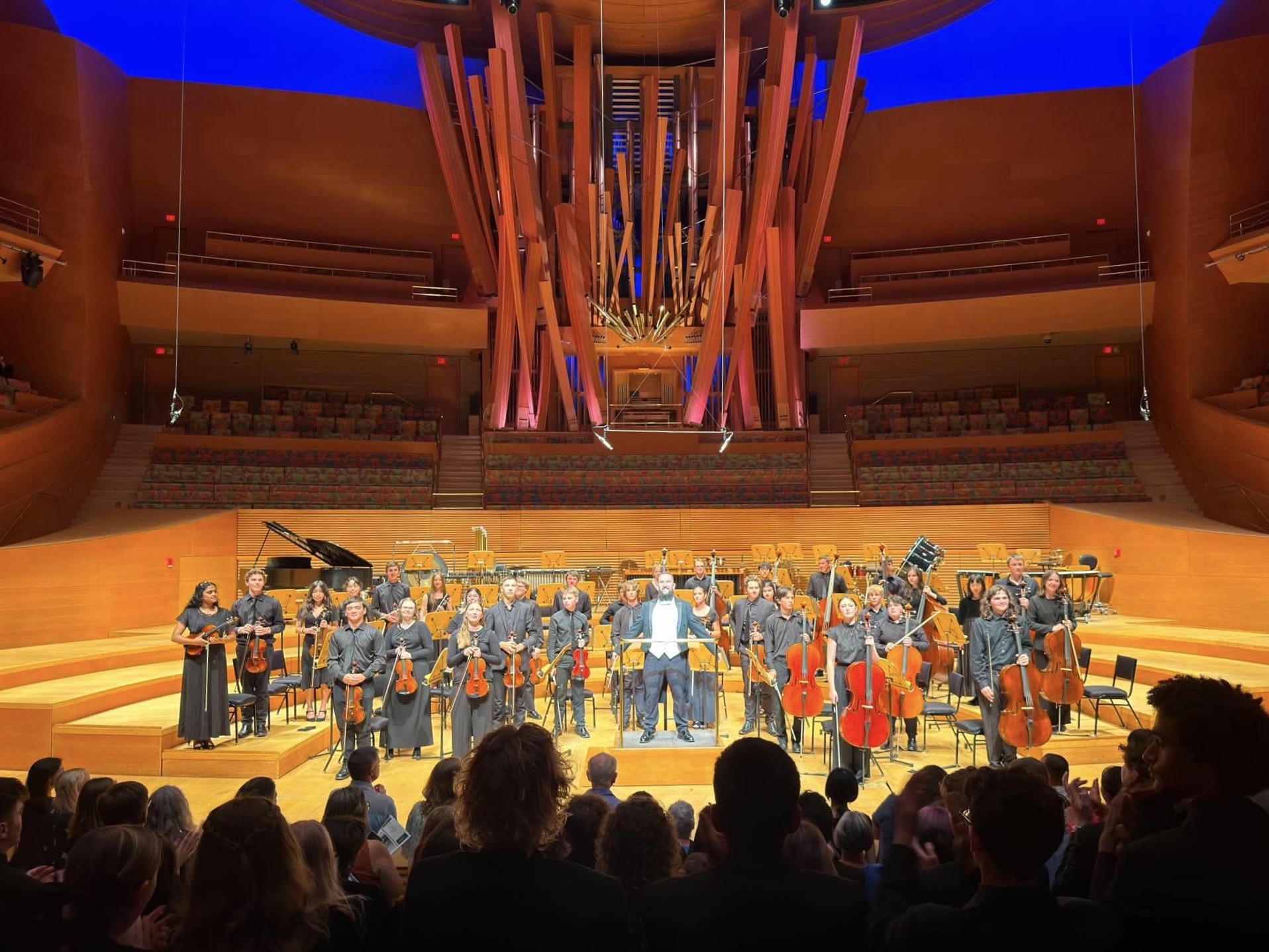 NoCoYO orchestra taking a bow after a concert